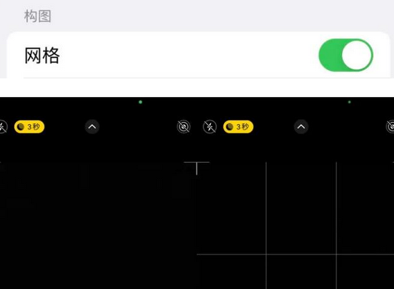 虎林苹果手机维修网点分享iPhone如何开启九宫格构图功能