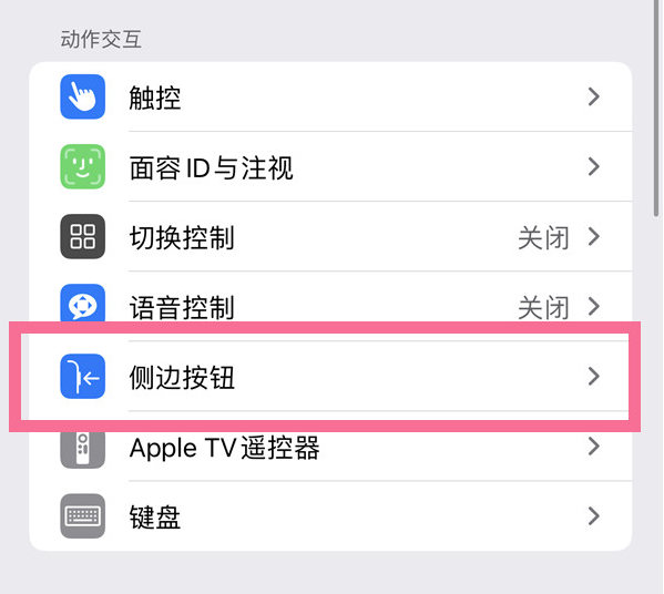 虎林苹果14维修店分享iPhone14 Plus侧键双击下载功能关闭方法 